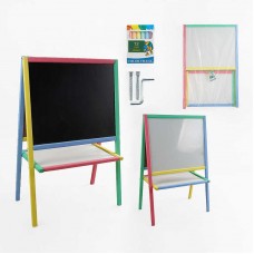 Детский мольберт BabyToys двусторонний с мелом 54х82 см