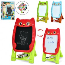 Детский мольберт двусторонняя доска BabyToys 819 с мелом