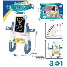 Детский мольберт BabyToys YM 2216 с подсветкой 3 в 1