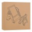 Детский стол-конструктор BabyToys QC-BB01 2в1 мольберт Детский стол-конструктор BabyToys QC-BB01 2в1 мольберт