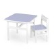  Стіл + стільчик дитячий, колір - фіолетовий лаванда DS-SP03 