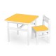  Стіл + стільчик дитячий, колір - жовтий DS-SP05 у плівці