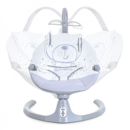 Заколисуючий центр ME 1116 CUTE Gray пульт, APP, 5швидк., таймер, 12 мелодій, Bluetooth, 2 полож.спинки,сірий Заколисуючий центр ME 1116 CUTE Gray пульт, APP, 5швидк., таймер, 12 мелодій, Bluetooth, 2 полож.спинки,сірий