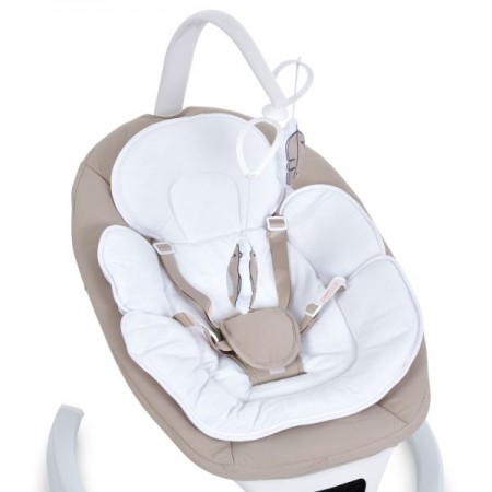 Дитячий заколисуючий центр EL CAMINO ME 1175 SOUL Beige з Bluetooth, APP, пультом і сенсором заколисування, бежевий Дитячий заколисуючий центр EL CAMINO ME 1175 SOUL Beige з Bluetooth, APP, пультом і сенсором заколисування, бежевий