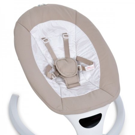 Дитячий заколисуючий центр EL CAMINO ME 1175 SOUL Beige з Bluetooth, APP, пультом і сенсором заколисування, бежевий Дитячий заколисуючий центр EL CAMINO ME 1175 SOUL Beige з Bluetooth, APP, пультом і сенсором заколисування, бежевий