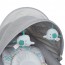 Укачивающий центр шезлонг Bambi 8104 mastela для новорожденных, светло-серый