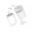 Колонка Bluetooth сенсорная EL-543-33, подсветка LED и будильник Колонка Bluetooth сенсорная EL-543-33, подсветка LED и будильник