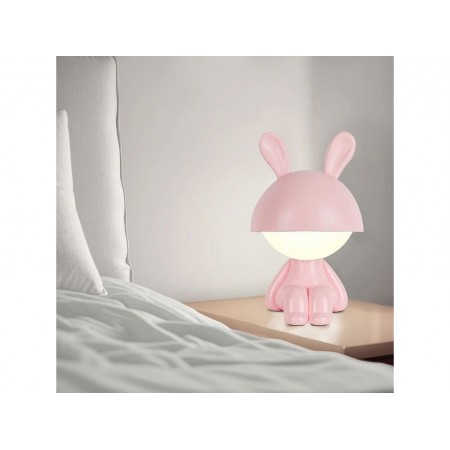 Светильник-ночник LED с аккумулятором Cute Bunny розовый, Kite K25-316-1-2 Светильник-ночник LED с аккумулятором Cute Bunny розовый, Kite K25-316-1-2