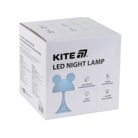 Светильник-ночник LED с аккумулятором Simple Bunny персиковый, Kite K25-317-1-4