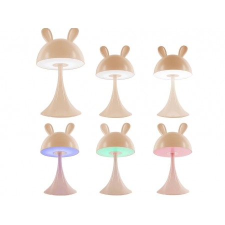 Светильник-ночник LED с аккумулятором Simple Bunny персиковый, Kite K25-317-1-4