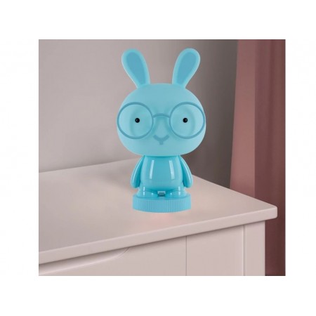 Світильник-нічник LED з акумулятором Bunny блакитний, Kite K24-490-1-3