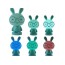 Світильник-нічник LED з акумулятором Bunny зелений, Kite K24-490-1-4