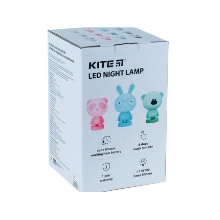 Світильник-нічник LED з акумулятором Panda білий, Kite K24-490-3-1 Світильник-нічник LED з акумулятором Panda білий, Kite K24-490-3-1
