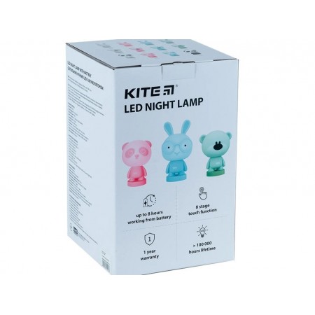 Светильник-ночник LED с аккумулятором Panda розовый, Kite K24-490-3-2