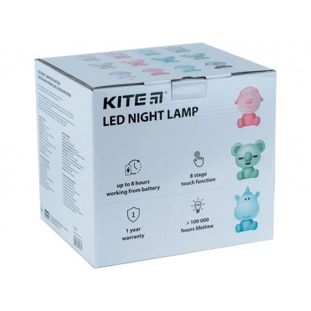Світильник-нічник LED з акумулятором Unicorn білий, Kite K24-491-1-1 Світильник-нічник LED з акумулятором Unicorn білий, Kite K24-491-1-1