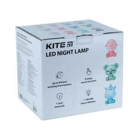 Светильник-ночник LED с аккумулятором Unicorn розовый, Kite K24-491-1-2 Светильник-ночник LED с аккумулятором Unicorn розовый, Kite K24-491-1-2