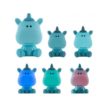 Світильник-нічник LED з акумулятором Unicorn блакитний, Kite K24-491-1-3