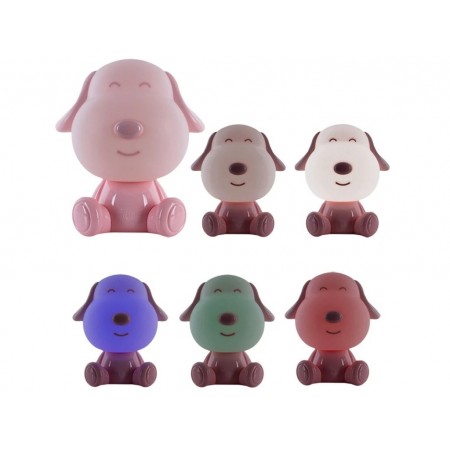 Светильник-ночник LED с аккумулятором Doggy розовый, Kite K24-491-3-2 Светильник-ночник LED с аккумулятором Doggy розовый, Kite K24-491-3-2