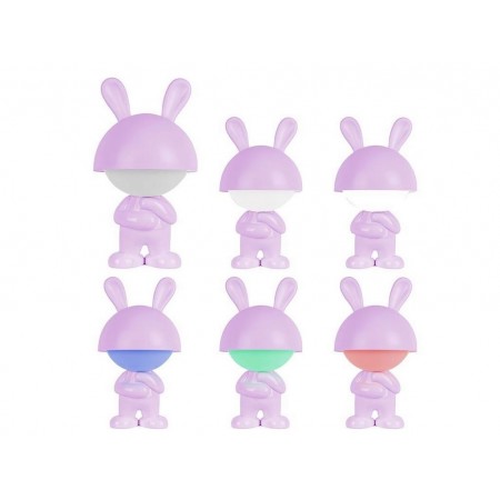 Светильник-ночник LED с аккумулятором Dreamy Bunny фиолетовый, Kite K25-315-1-5