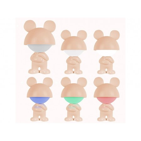 Светильник-ночник LED с аккумулятором Dreamy Mouse персиковый, Kite K25-315-2-4 Светильник-ночник LED с аккумулятором Dreamy Mouse персиковый, Kite K25-315-2-4