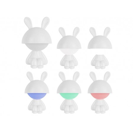 Светильник-ночник LED с аккумулятором Cute Bunny белый, Kite K25-316-1-1