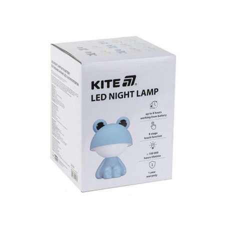 Світильник-нічник LED з акумулятором Cute Mouse блакитний, Kite K25-316-2-3 Світильник-нічник LED з акумулятором Cute Mouse блакитний, Kite K25-316-2-3
