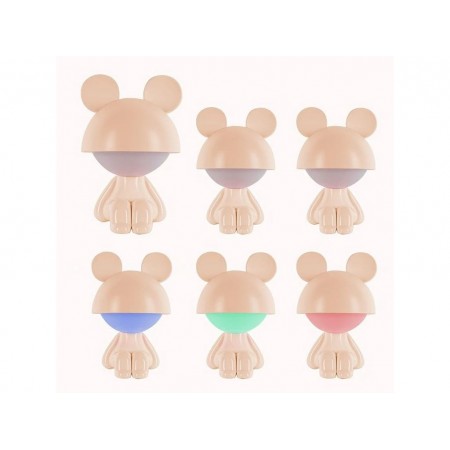 Світильник-нічник LED з акумулятором Cute Mouse персиковий, Kite K25-316-2-4