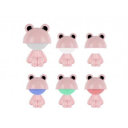 Світильник-нічник LED з акумулятором Cute Froggy рожевий, Kite K25-316-3-2