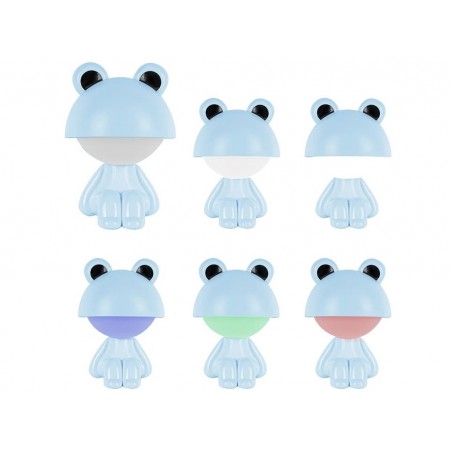 Світильник-нічник LED з акумулятором Cute Froggy блакитний, Kite K25-316-3-3