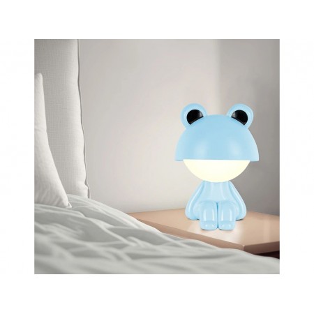 Світильник-нічник LED з акумулятором Cute Froggy блакитний, Kite K25-316-3-3