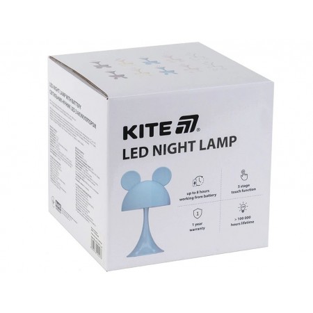 Светильник-ночник LED с аккумулятором Simple Bunny белый, Kite K25-317-1-1 Светильник-ночник LED с аккумулятором Simple Bunny белый, Kite K25-317-1-1