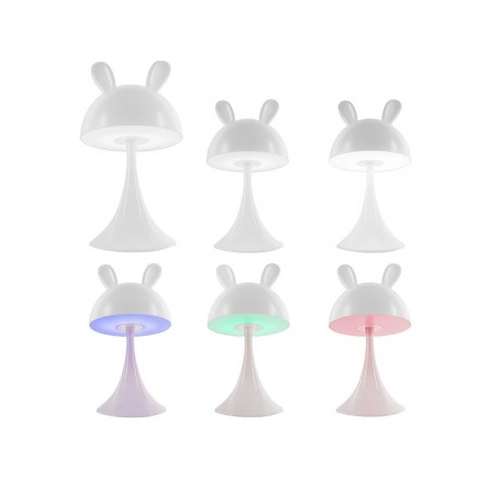 Светильник-ночник LED с аккумулятором Simple Bunny белый, Kite K25-317-1-1 Светильник-ночник LED с аккумулятором Simple Bunny белый, Kite K25-317-1-1
