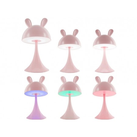 Светильник-ночник LED с аккумулятором Simple Bunny розовый, Kite K25-317-1-2 Светильник-ночник LED с аккумулятором Simple Bunny розовый, Kite K25-317-1-2