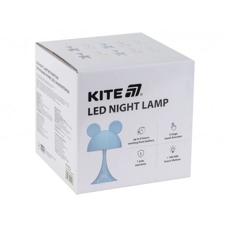 Светильник-ночник LED с аккумулятором Simple Mouse белый, Kite K25-317-2-1 Светильник-ночник LED с аккумулятором Simple Mouse белый, Kite K25-317-2-1