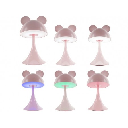 Світильник-нічник LED з акумулятором Simple Mouse рожевий, Kite K25-317-2-2 Світильник-нічник LED з акумулятором Simple Mouse рожевий, Kite K25-317-2-2