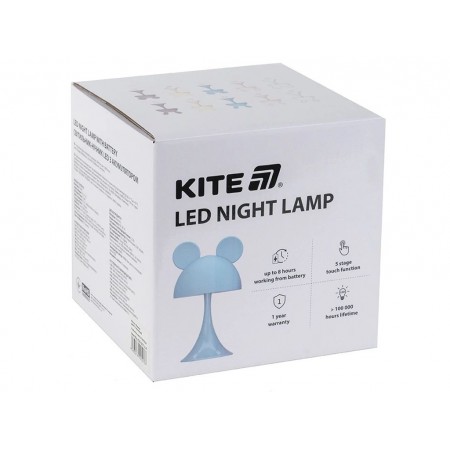 Світильник-нічник LED з акумулятором Simple Mouse рожевий, Kite K25-317-2-2 Світильник-нічник LED з акумулятором Simple Mouse рожевий, Kite K25-317-2-2