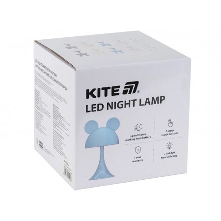 Светильник-ночник LED с аккумулятором Simple Mouse синий, Kite K25-317-2-3 Светильник-ночник LED с аккумулятором Simple Mouse синий, Kite K25-317-2-3