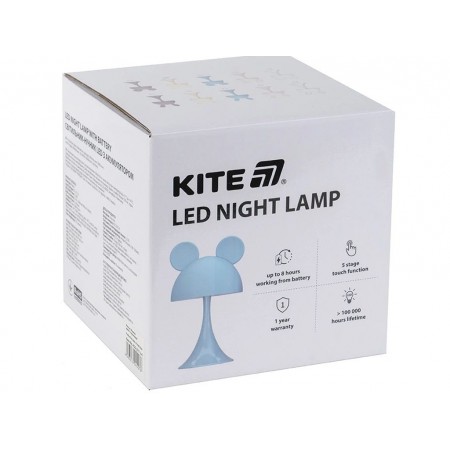 Світильник-нічник LED з акумулятором Simple Mouse фіолетовий, Kite K25-317-2-5 Світильник-нічник LED з акумулятором Simple Mouse фіолетовий, Kite K25-317-2-5