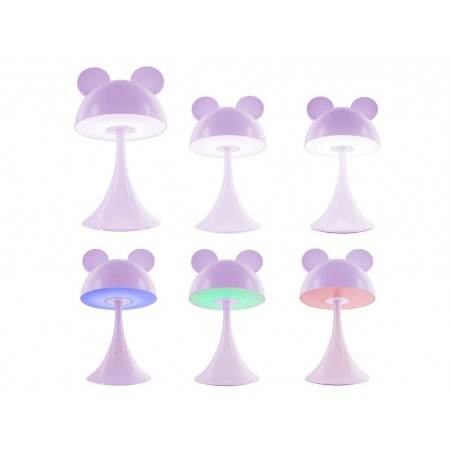 Світильник-нічник LED з акумулятором Simple Mouse фіолетовий, Kite K25-317-2-5 Світильник-нічник LED з акумулятором Simple Mouse фіолетовий, Kite K25-317-2-5