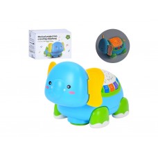Игрушка ночник слон, проектор, музыка, звуки природы, ездить, подвижные ушки HLX208A Игрушка ночник слон, проектор, музыка, звуки природы, ездить, подвижные ушки HLX208A