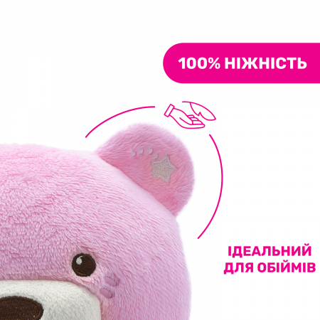 Іграшка музична "Ведмежа" арт. 08015.10 колір Рожевий Іграшка музична "Ведмежа" арт. 08015.10 колір Рожевий