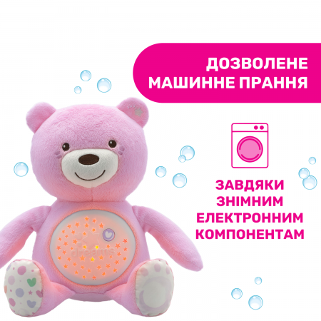 Іграшка музична "Ведмежа" арт. 08015.10 колір Рожевий Іграшка музична "Ведмежа" арт. 08015.10 колір Рожевий