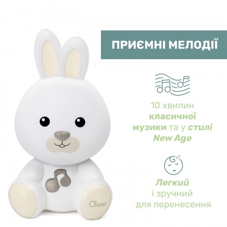 Игрушка-ночник музыкальная "Кролик Dreamlight" арт. 11456.00 Игрушка-ночник музыкальная "Кролик Dreamlight" арт. 11456.00