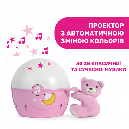 Игрушка-проектор "Next 2 Stars" арт. 07647.10 цвет Розовый Игрушка-проектор "Next 2 Stars" арт. 07647.10 цвет Розовый