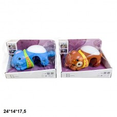 Ночник BabyToys FM333 животные с музыкой и светом на батарейках