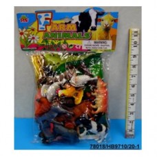 Игрушки животные Hong Kong HB9710/20 резиновые с ковриком