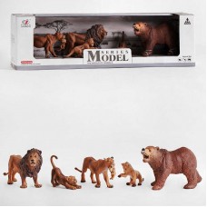 Набор фигурок животных BabyToys дикие животные 5 шт пластмасса Набор фигурок животных BabyToys дикие животные 5 шт пластмасса