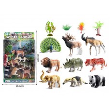Набор животных BabyToys 0588-83 Дикая природа 9 фигурок