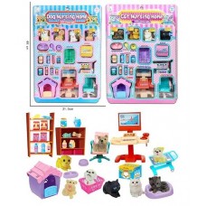 Набор животных BabyToys 887 с домиком и пищащими фигурками