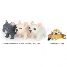 Игрушка-антистресс тянучка бульдог BabyToys A211-DB для детей от 1 года